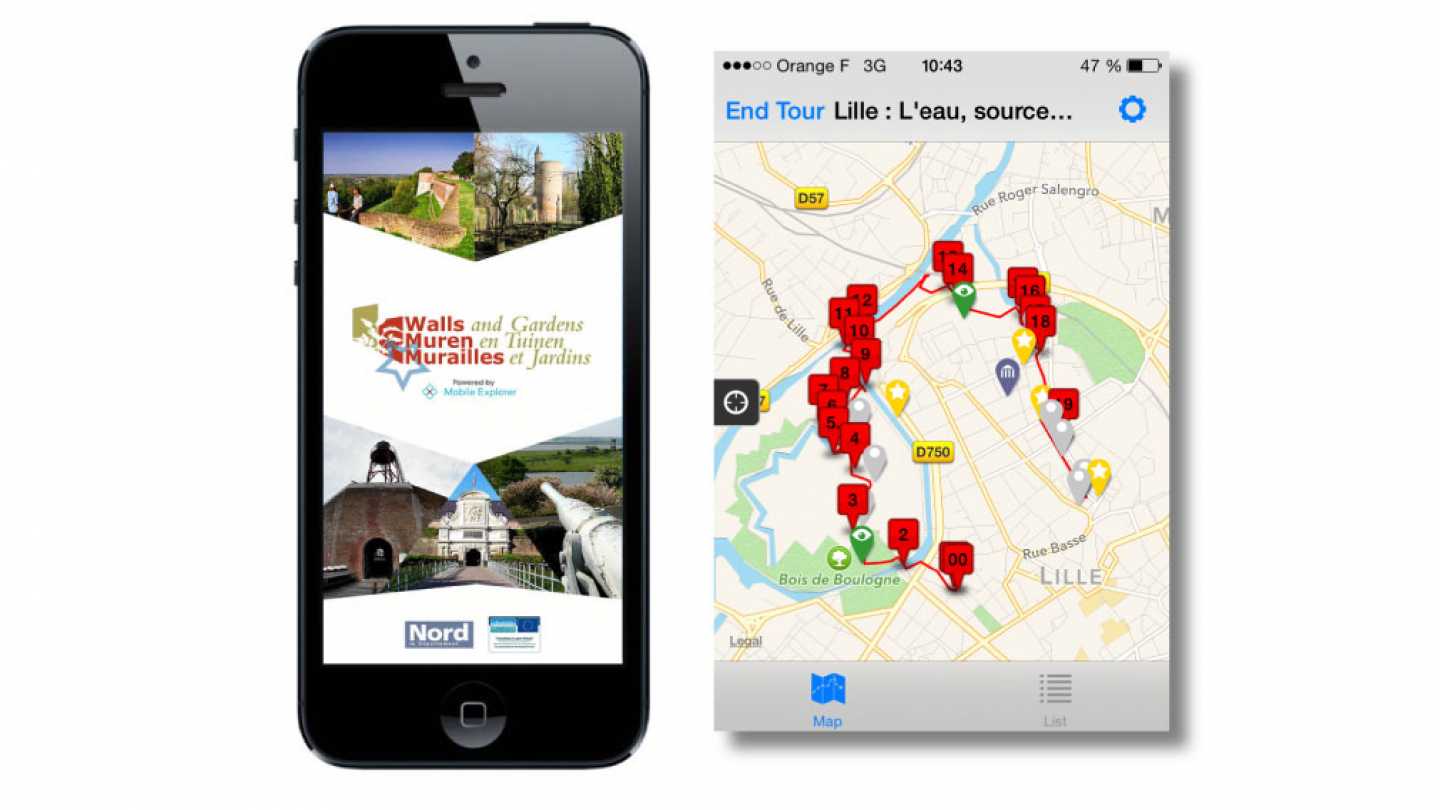 Circuit &quot;L’eau, source de ville&quot; sur smartphones
